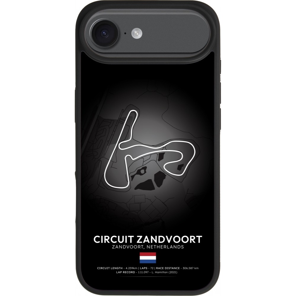 iPhone Air Case Hülle - Silikon schwarz F1 Track 2025 Netherlands