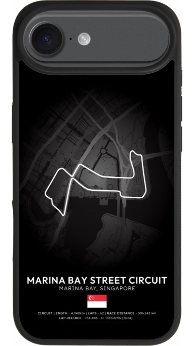iPhone Air Case Hülle - Silikon schwarz F1 Track 2025 Singapore iPhone Air Case Hülle - Silikon schwarz F1 Track 2025 Singapore