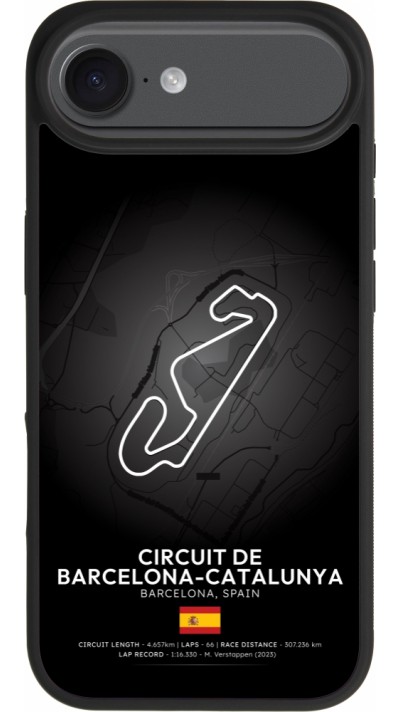 iPhone Air Case Hülle - Silikon schwarz F1 Track 2025 Spain iPhone Air Case Hülle - Silikon schwarz F1 Track 2025 Spain
