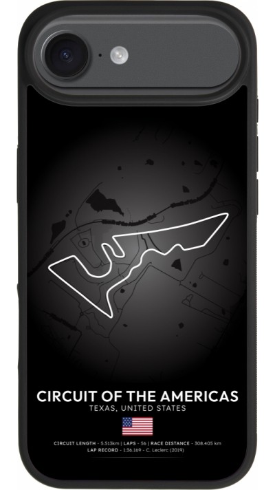 iPhone Air Case Hülle - Silikon schwarz F1 Track 2025 United States iPhone Air Case Hülle - Silikon schwarz F1 Track 2025 United States