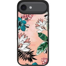 iPhone Air Case Hülle - Silikon schwarz Flowers Artprint