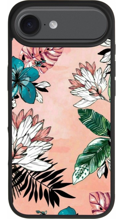 iPhone Air Case Hülle - Silikon schwarz Flowers Artprint iPhone Air Case Hülle - Silikon schwarz Flowers Artprint