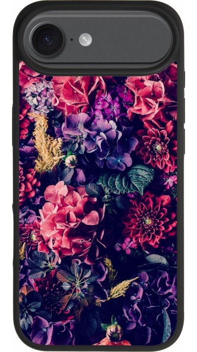 iPhone Air Case Hülle - Silikon schwarz Flowers Dark iPhone Air Case Hülle - Silikon schwarz Flowers Dark