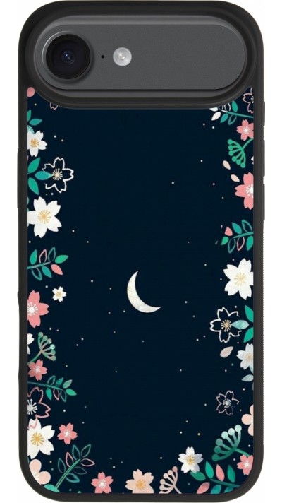 iPhone Air Case Hülle - Silikon schwarz Flowers space iPhone Air Case Hülle - Silikon schwarz Flowers space