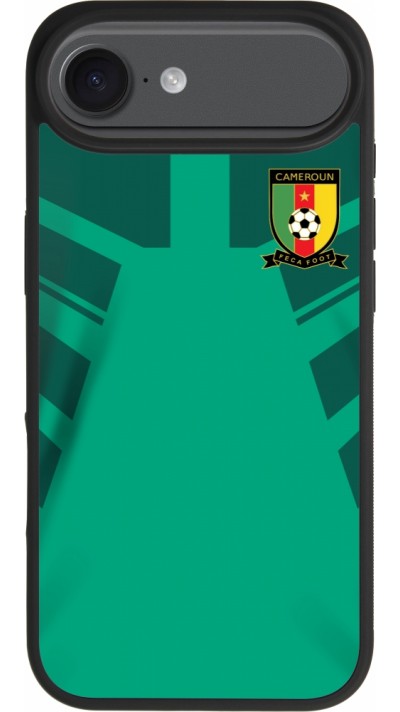 Coque iPhone Air - Silicone rigide noir Maillot de football Cameroun 2022 personnalisable Coque iPhone Air - Silicone rigide noir Maillot de football Cameroun 2022 personnalisable