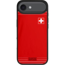 iPhone Air Case Hülle - Silikon schwarz Football shirt Switzerland 2022