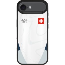 iPhone Air Case Hülle - Silikon schwarz Schweiz Away personalisierbares Fussballtrikot
