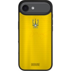 iPhone Air Case Hülle - Silikon schwarz Fussballtrikot Ukraine