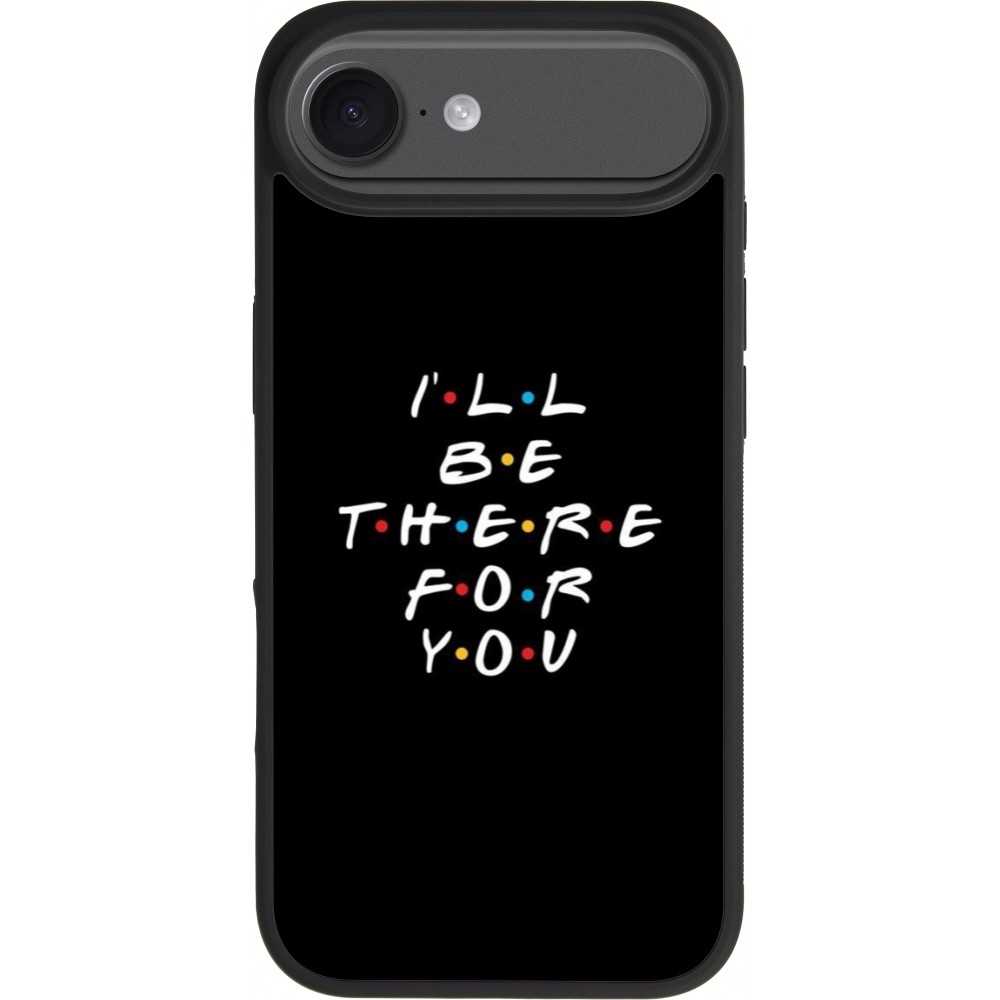 iPhone Air Case Hülle - Silikon schwarz Friends Be there for you