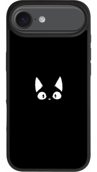 iPhone Air Case Hülle - Silikon schwarz Funny cat on black iPhone Air Case Hülle - Silikon schwarz Funny cat on black