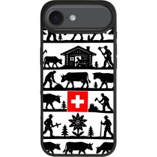 Coque iPhone Air - Silicone rigide noir Poya Suisse 1
