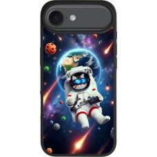 iPhone Air Case Hülle - Silikon schwarz VR SpaceCat Odyssee