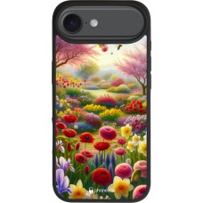 iPhone Air Case Hülle - Silikon schwarz Frühling 25 Strauß Frühling