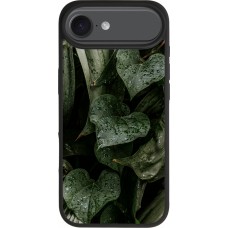 Coque iPhone Air - Silicone rigide noir Spring 23 fresh plants