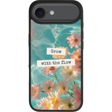 iPhone Air Case Hülle - Silikon schwarz Summer 2025 Grow with the flow