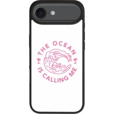 iPhone Air Case Hülle - Silikon schwarz The Ocean is calling me