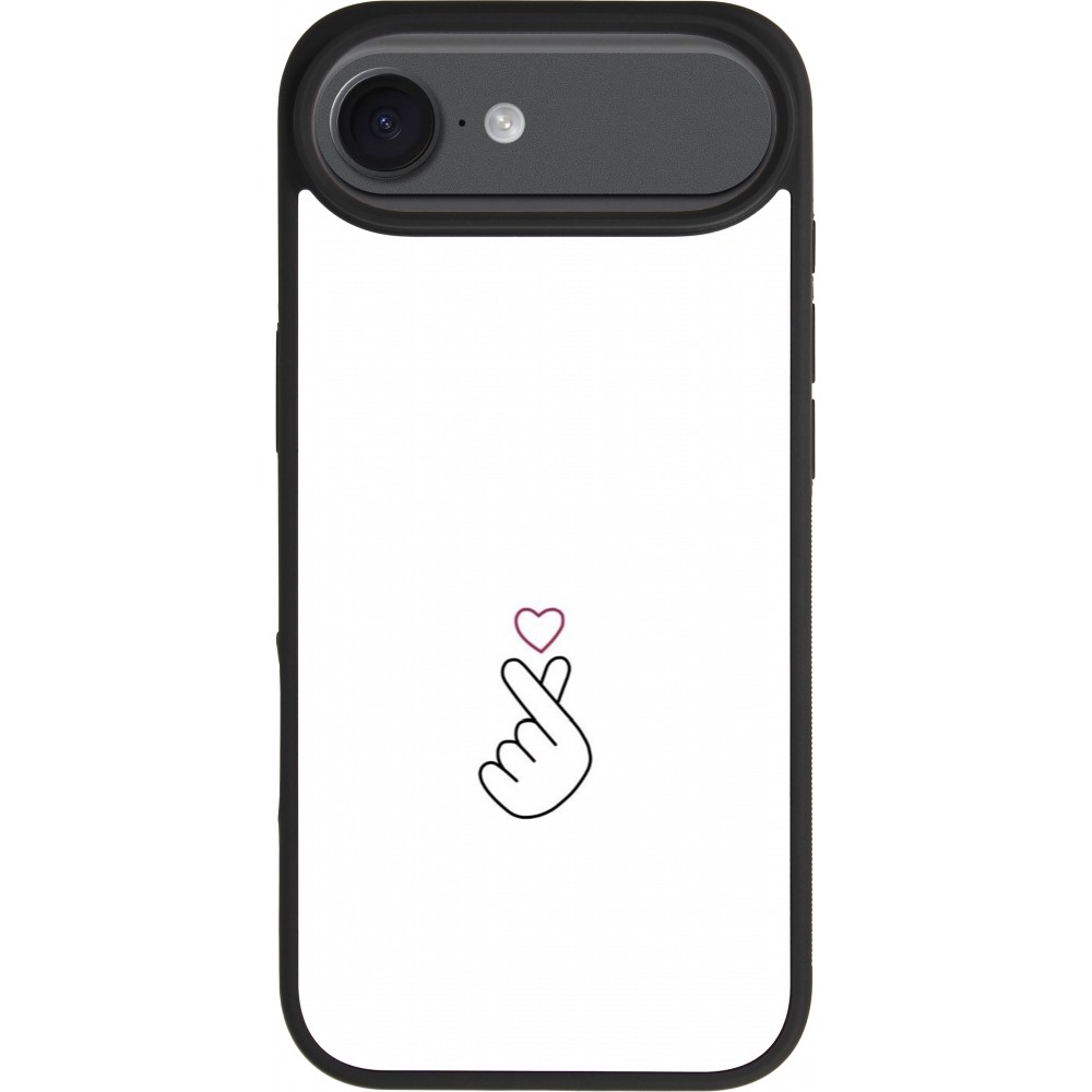 iPhone Air Case Hülle - Silikon schwarz Valentine 2024 heat by Millennials