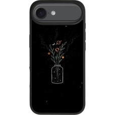 Coque iPhone Air - Silicone rigide noir Vase black