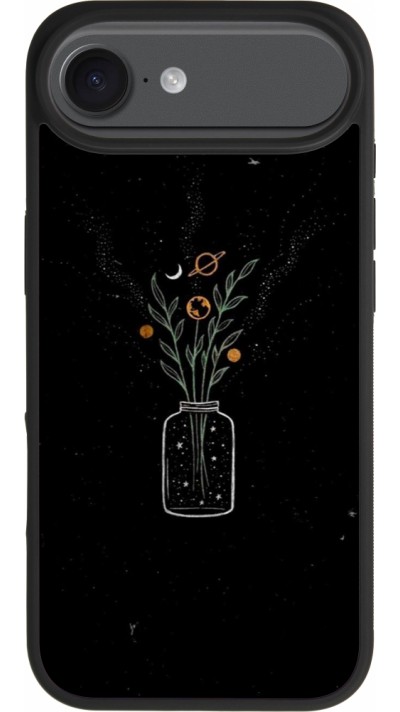Coque iPhone Air - Silicone rigide noir Vase black