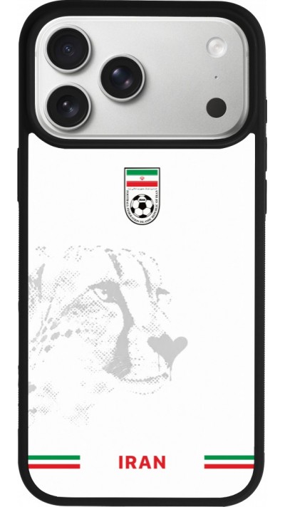 iPhone 17 Pro Max Case Hülle - Silikon schwarz Iran 2026 personalisierbares Fussballtrikot