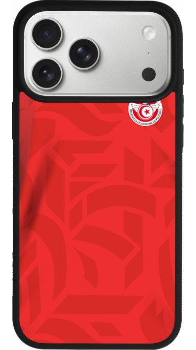 iPhone 17 Pro Max Case Hülle - Silikon schwarz Tunesien 2022 personalisierbares Fussballtrikot