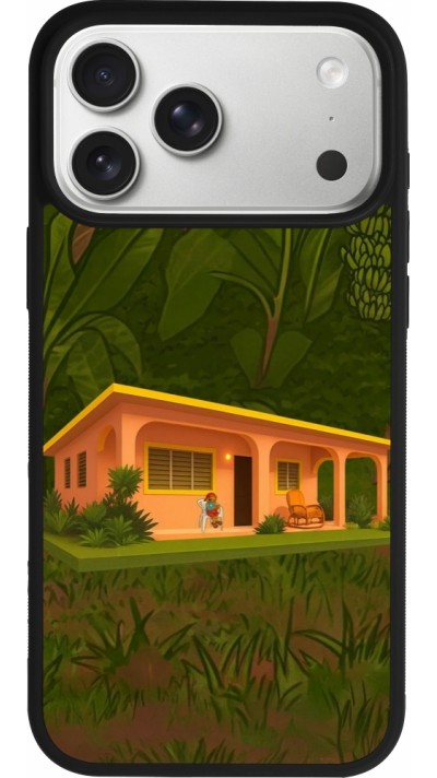 Coque iPhone 17 Pro Max - Silicone rigide noir Benitos house DTMF