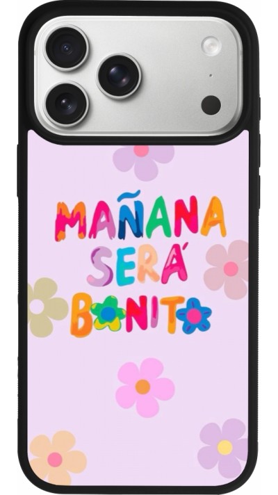 iPhone 17 Pro Max Case Hülle - Silikon schwarz Karol G Manana sera bonito
