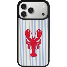Coque iPhone 17 Pro Max - Silicone rigide noir Red lobster 2026
