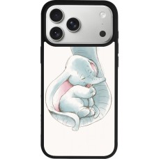 Coque iPhone 17 Pro Max - Silicone rigide noir Mom 1903