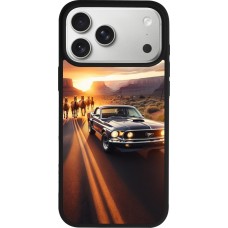 Coque iPhone 17 Pro Max - Silicone rigide noir Mustang 69 Grand Canyon