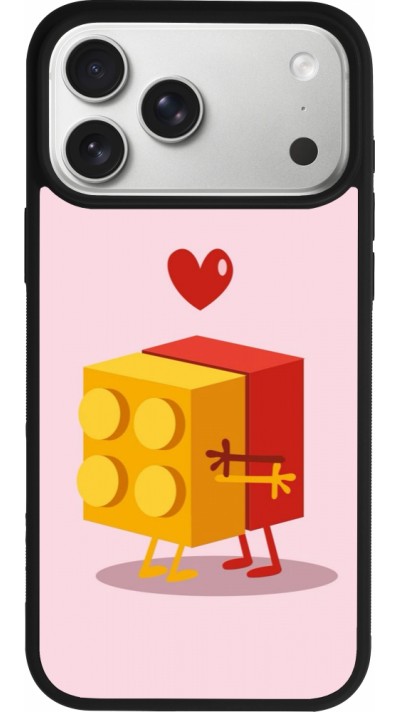 Coque iPhone 17 Pro Max - Silicone rigide noir Saint Valentines Day 26 Puzzle