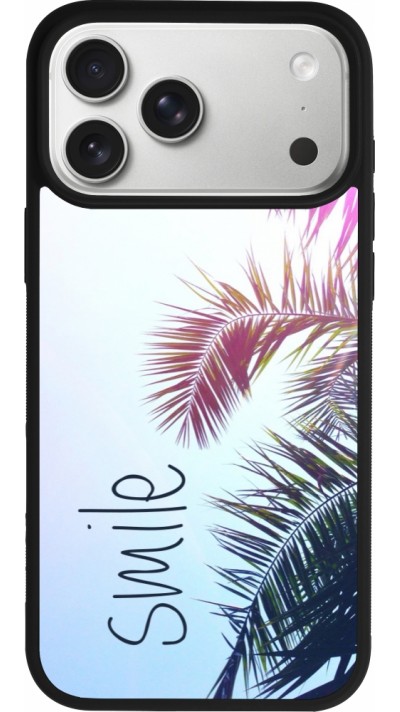 Coque iPhone 17 Pro Max - Silicone rigide noir Smile 05