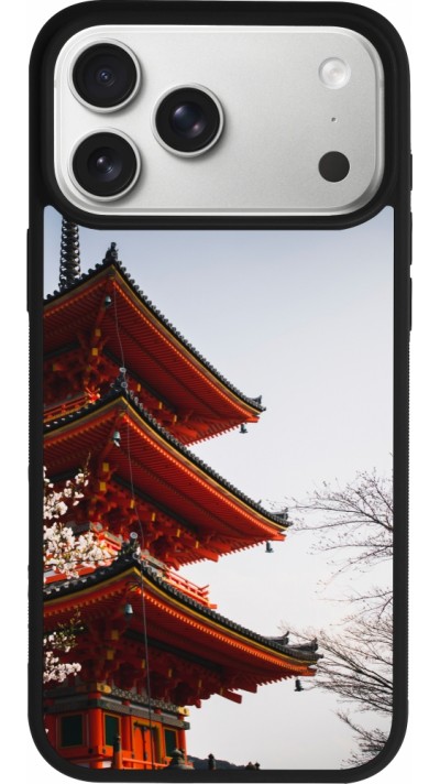Coque iPhone 17 Pro Max - Silicone rigide noir Spring 23 Japan