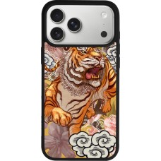 Coque iPhone 17 Pro Max - Silicone rigide noir Spring 23 japanese tiger