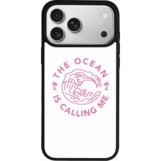 Coque iPhone 17 Pro Max - Silicone rigide noir The Ocean is calling me