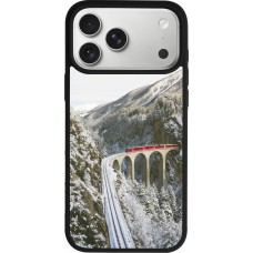 iPhone 17 Pro Max Case Hülle - Silikon schwarz Winter 25 Winter polar express