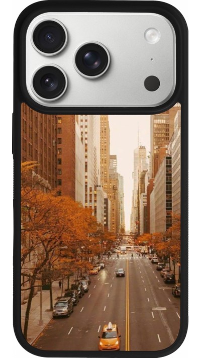 iPhone 17 Pro Case Hülle - Silikon schwarz Autumn 2024 New York city