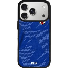 iPhone 17 Pro Case Hülle - Silikon schwarz Japan 2022 personalisierbares Fussballtrikot
