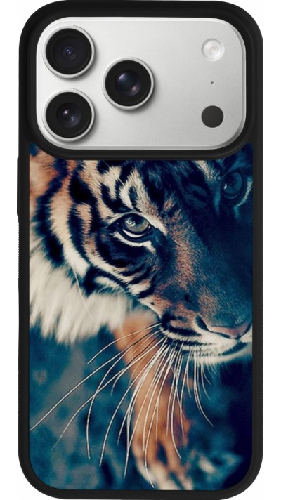 Coque iPhone 17 Pro - Silicone rigide noir Incredible Lion