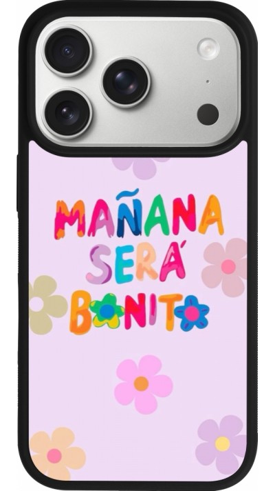 iPhone 17 Pro Case Hülle - Silikon schwarz Karol G Manana sera bonito