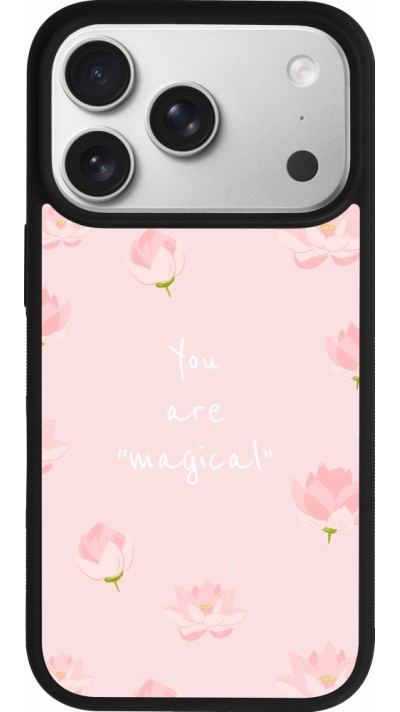 Coque iPhone 17 Pro - Silicone rigide noir Mom 2023 your are magical