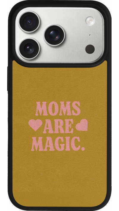 iPhone 17 Pro Case Hülle - Silikon schwarz Mom 2026 Are Magic