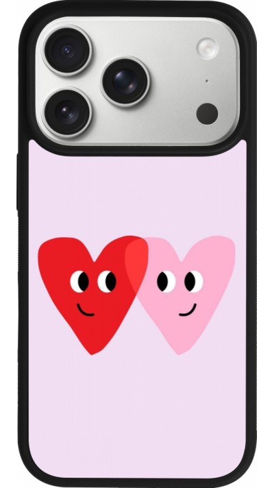Coque iPhone 17 Pro - Silicone rigide noir Saint Valentines Day 26 Heart