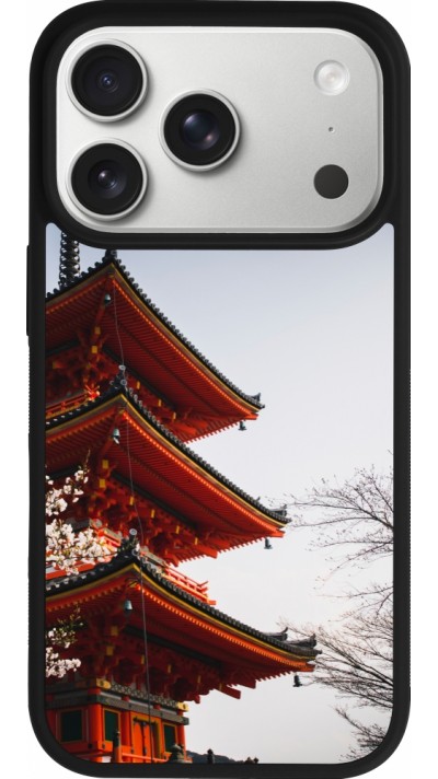 Coque iPhone 17 Pro - Silicone rigide noir Spring 23 Japan