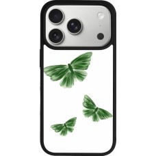 Coque iPhone 17 Pro - Silicone rigide noir Butterflies Spring 2026