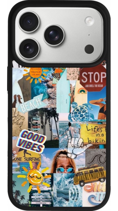 Coque iPhone 17 Pro - Silicone rigide noir Summer 2021 15