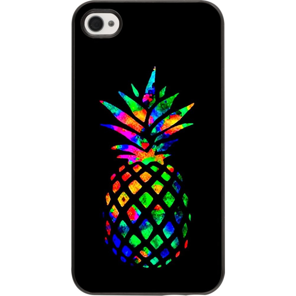 Coque iPhone 4/4s - Ananas Multi-colors