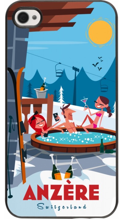iPhone 4/4s Case Hülle - Anzère Mountain Jacuzzi iPhone 4/4s Case Hülle - Anzère Mountain Jacuzzi