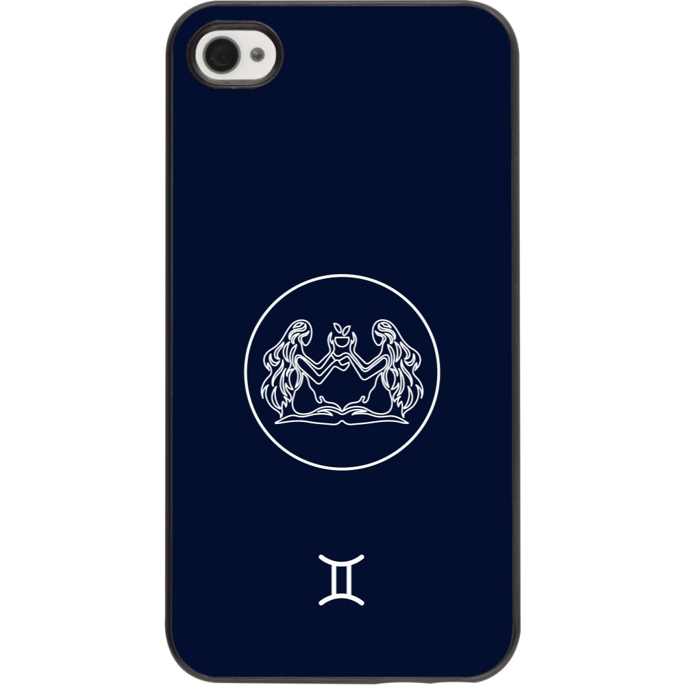 iPhone 4/4s Case Hülle - Astrologie Zwillinge