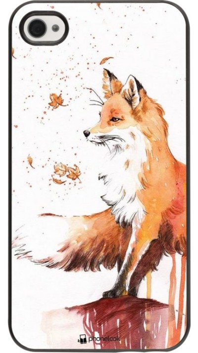 Coque iPhone 4/4s - Autumn 21 Fox Coque iPhone 4/4s - Autumn 21 Fox
